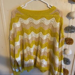 Oversized Pastel Knit Sweater